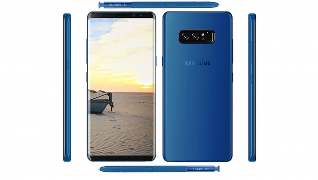 Online Samsung Galaxy Note8 64 GB in Deepsea Blue Unlocked